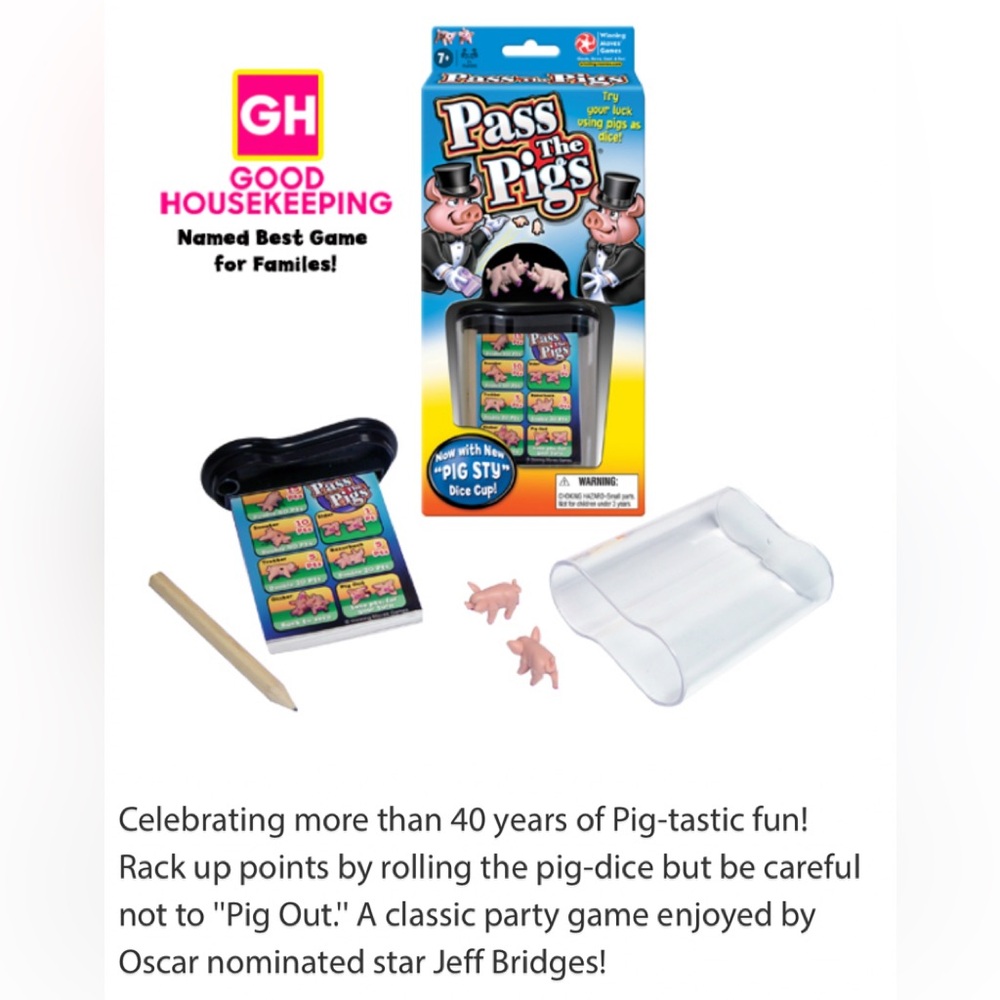 Pass The Pigs Family Dice Game